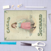 Victoriaans chocolade Kiss Girl Sugar Tissuepapier (Craft)