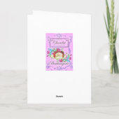 Victoriaans chocoladetak kaart (Achterkant)