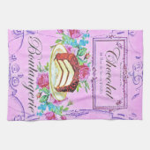 Victoriaans chocoladetak theedoek (Horizontaal)