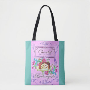 Victoriaans chocoladetak tote bag