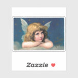 VICTORIAANS CHRISTMAS ANGEL CUSTOM STICKER<br><div class="desc">VICTORIAANS CHRISTMAS ANGEL CUSTOM CUT TRANSPARANT STICKER</div>