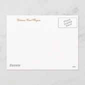 VICTORIAANS CHRISTMAS CAROL SINGERS FEESTDAGENKAART (Achterkant)