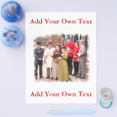 Victoriaans CHRISTMAS CAROL SINGERS Flyer (Enkel)