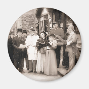 VICTORIAANS CHRISTMAS CAROL SINGERS MAGNEET