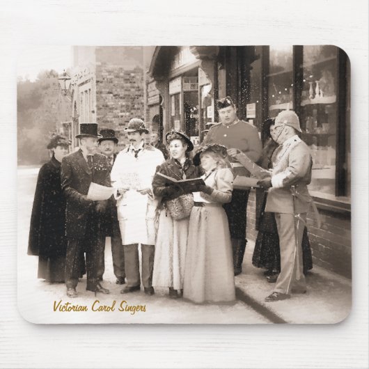 VICTORIAANS CHRISTMAS CAROL SINGERS MUISMAT (Voorkant)