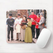 VICTORIAANS CHRISTMAS CAROL SINGERS MUISMAT (Met muis)