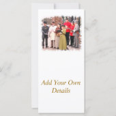 VICTORIAANS CHRISTMAS CAROL SINGERS RACK KAART (Voorkant)