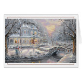 Victoriaans Christmas Country Home (Voorkant Horizontaal)