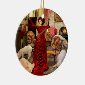 Victoriaans Circe Keramisch Ornament (Rechts)