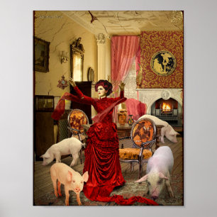 Victoriaans Circe Poster