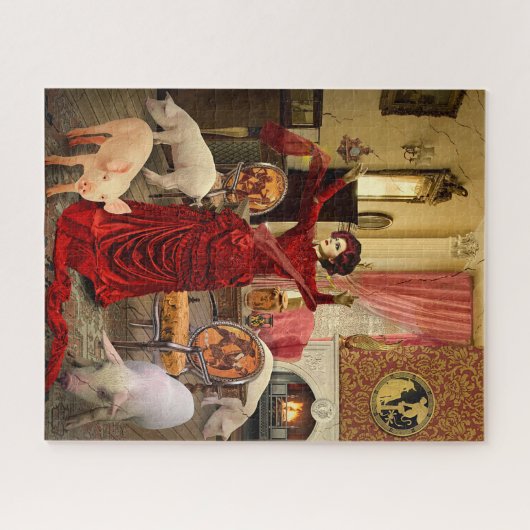 Victoriaans Circe van postfestiva Legpuzzel (Horizontaal)