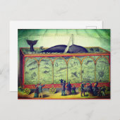 Victoriaans circus  tentoonstelling briefkaart (Voorkant / Achterkant)