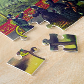 Victoriaans circus  tentoonstelling legpuzzel (Zijkant)