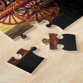 Victoriaans circus  tentoonstelling legpuzzel (Zijkant)