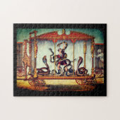 Victoriaans circus  tentoonstelling legpuzzel (Horizontaal)