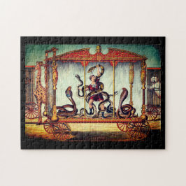 Victoriaans circus tentoonstelling legpuzzel