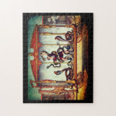 Victoriaans circus  tentoonstelling legpuzzel (Verticaal)