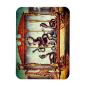 Victoriaans circus  tentoonstelling magneet (Verticaal)