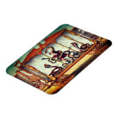 Victoriaans circus  tentoonstelling magneet (Linkerzijde)