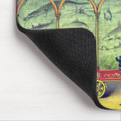 Victoriaans circus tentoonstelling muismat (Hoek)