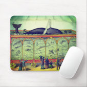 Victoriaans circus tentoonstelling muismat (Met muis)