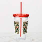 Victoriaans/Classic/Vintage Kerst Acryl Drinkbeker (Rechts)