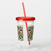 Victoriaans/Classic/Vintage Kerst Acryl Drinkbeker (Links)