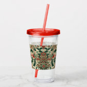Victoriaans/Classic/Vintage Kerst Acryl Drinkbeker (Achterkant)