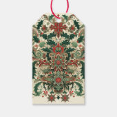 Victoriaans/Classic/Vintage Kerst Cadeaulabel (Voorkant)