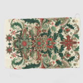 Victoriaans/Classic/Vintage Kerst Golfhanddoek (Horizontaal)