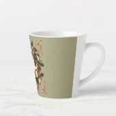 Victoriaans/Classic/Vintage Kerst Latte Mok (Rechts)