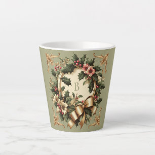 Victoriaans/Classic/Vintage Kerst Latte Mok