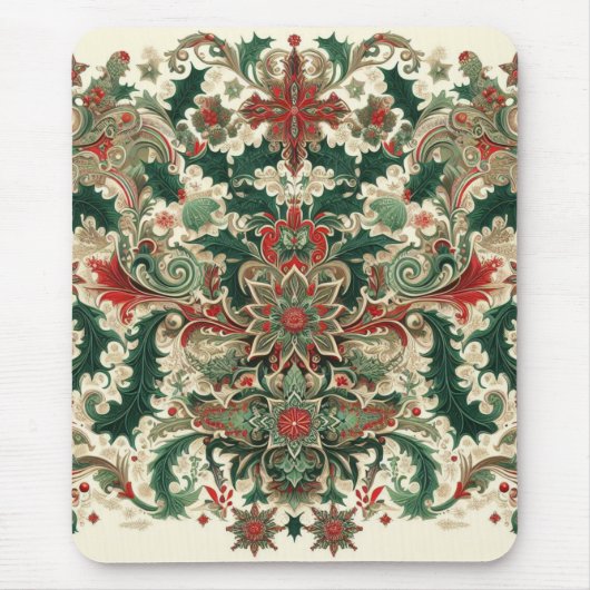 Victoriaans/Classic/Vintage Kerst Muismat (Voorkant)