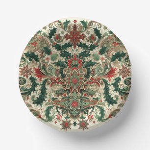 Victoriaans/Classic/Vintage Kerst Papieren Kommen