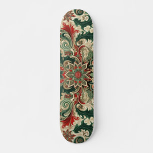 Victoriaans/Classic/Vintage Kerst Persoonlijk Skateboard