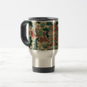 Victoriaans/Classic/Vintage Kerst Reisbeker (Voorkant links)