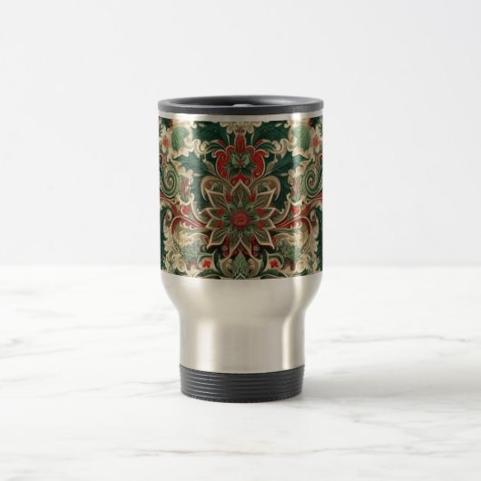 Victoriaans/Classic/Vintage Kerst Reisbeker (Center)