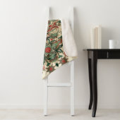 Victoriaans/Classic/Vintage Kerst Sherpa Deken (In situ)