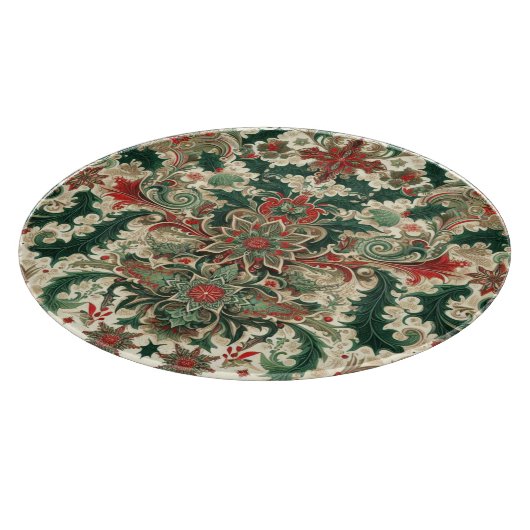 Victoriaans/Classic/Vintage Kerst Snijplank (Hoek)