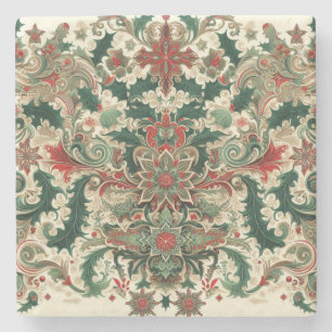 Victoriaans/Classic/Vintage Kerst Stenen Onderzetter