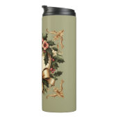 Victoriaans/Classic/Vintage Kerst Thermosbeker (Geroteerd rechts)