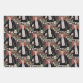 Victoriaans Cocktailcultuur Inpakpapier Vel (Voorkant 3)