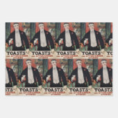 Victoriaans Cocktailcultuur Inpakpapier Vel (Voorkant 2)