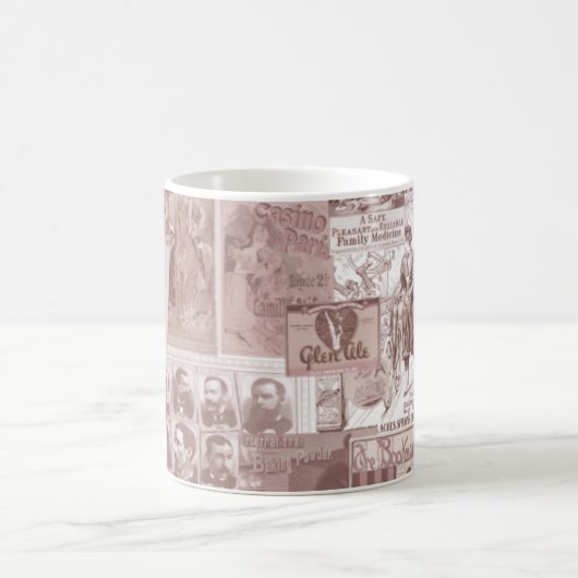  Victoriaans collage Koffiemok (Center)