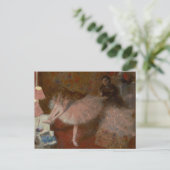  Victoriaans Coquette Forain Ballerina Feestdagenkaart (Staand voorkant)