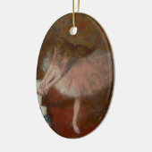  Victoriaans Coquette Forain Ballerina Keramisch Ornament (Links)