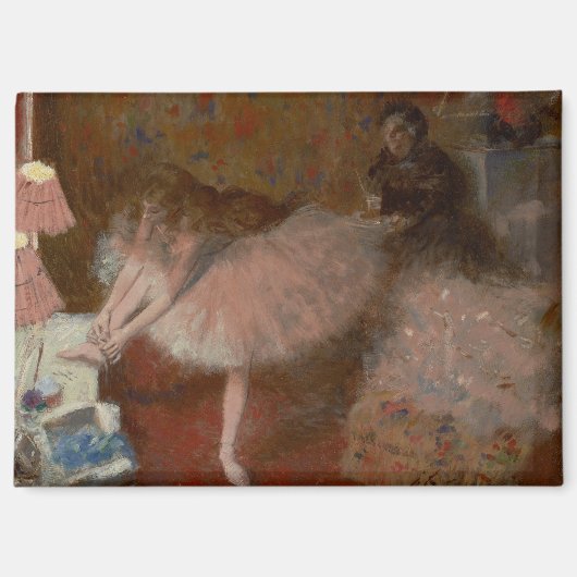  Victoriaans Coquette Forain Ballerina Magneet (Voorkant)