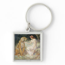  Victoriaans Coquette Lady en Tijger