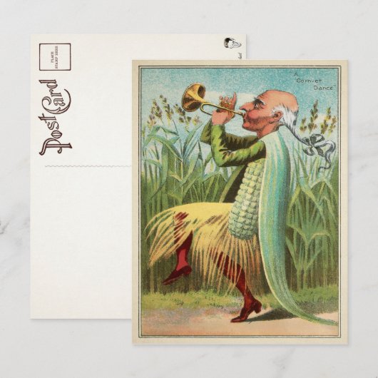 Victoriaans Corn Dance Briefkaart (Voorkant / Achterkant)