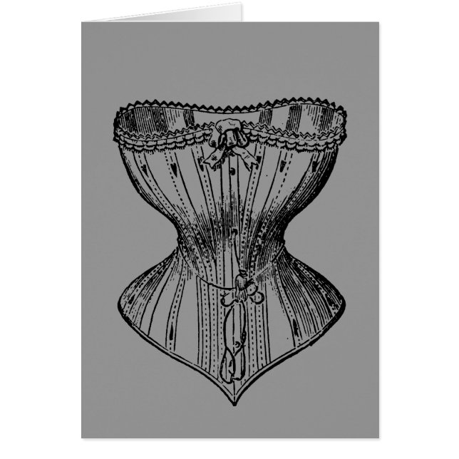  Victoriaans corset (Voorkant)